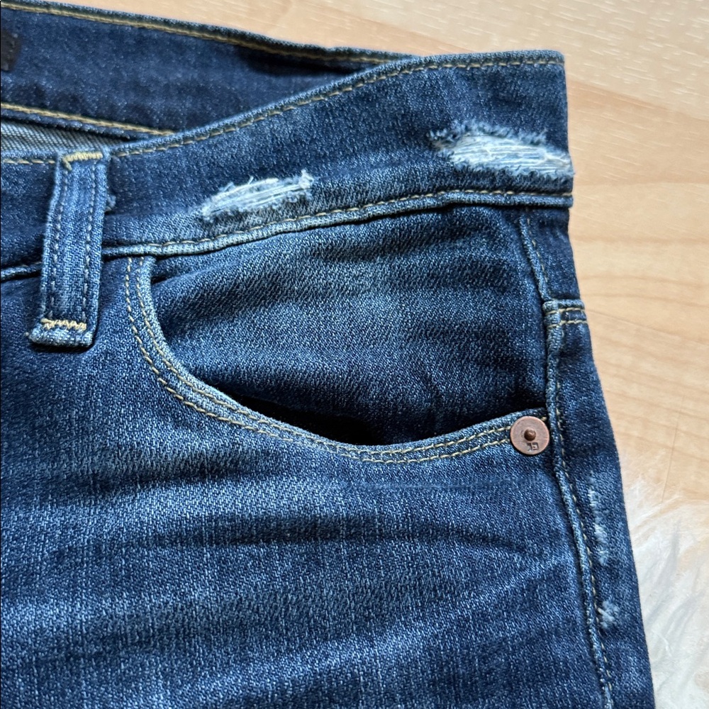 Joe’s 24” Kicker Midrise Cropped Cuffed Medium Wash Jeans 26 - Picture 6 of 10